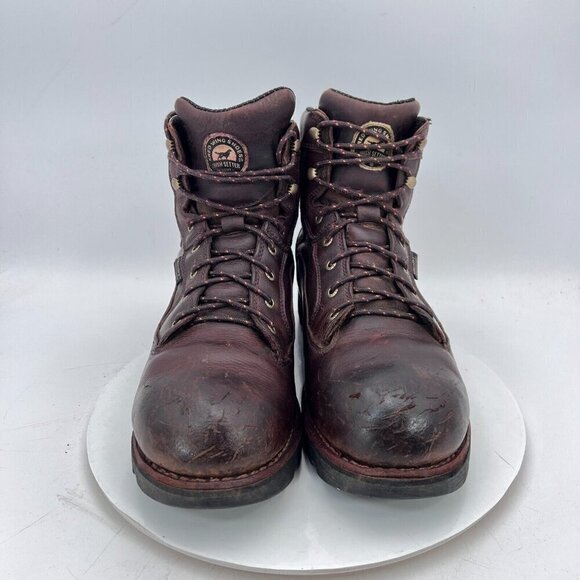 Irish Setter 878 Trailblazer 7" Men Sz 12EE Brown Leather Waterproof Ankle Boot - Picture 2 of 14